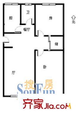 上海 生安花苑 戶型圖