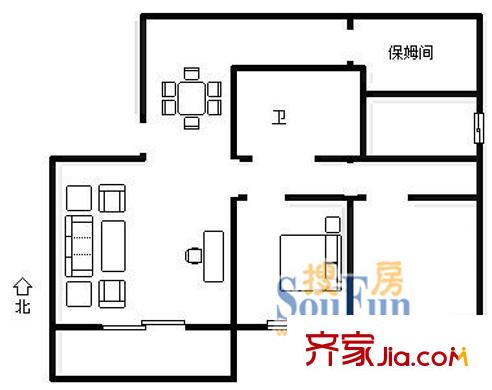 上海 生安花苑 戶型圖