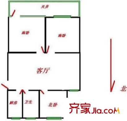 上海 共康三村 户型图
