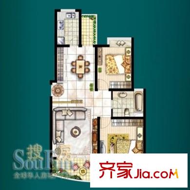 大唐盛世花園二期 戶型圖