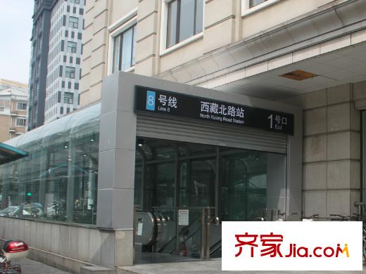 天祥华府配套图地铁8号线西藏南路站