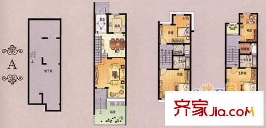 上浦小區(qū)5室3廳4衛(wèi)1廚