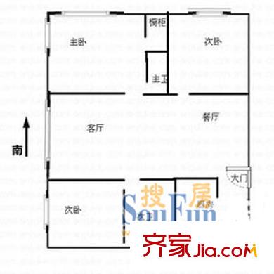 上海 桃林公寓 戶型圖