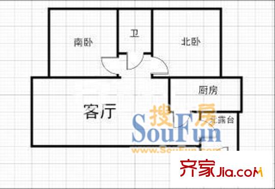 浦發(fā)綠城2080弄小區(qū)戶型圖上海 浦發(fā)綠城2080弄 戶型圖 2室2廳1衛(wèi)1廚
