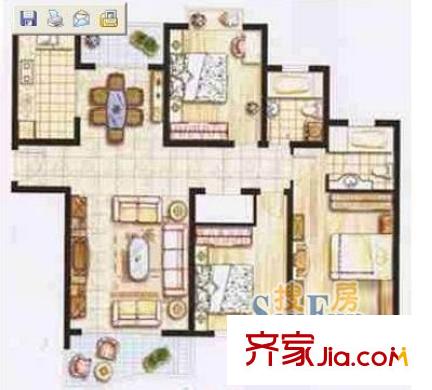 上海 東唐苑 戶型圖