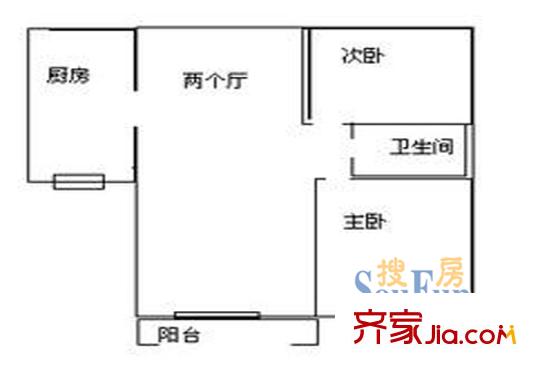 浦發(fā)綠城2080弄小區(qū)戶型圖上海 浦發(fā)綠城2080弄 戶型圖 1室1廳1衛(wèi)1廚