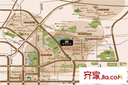 恒大江湾区域图