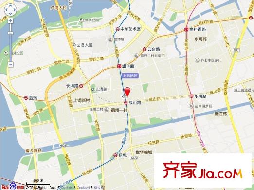 上南三村交通圖