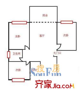 上海 上南三村 戶型圖