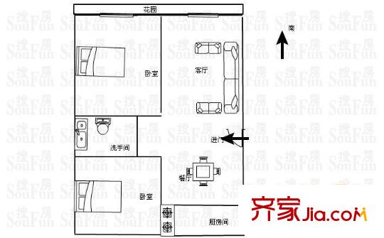 城西二村戶型圖1289359353425_000 2室2廳1衛(wèi)1廚