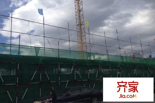 嘉诚中心施工现场2015.6