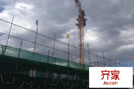 嘉诚中心施工现场2015.6