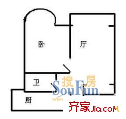 上海 新柳公寓 户型图