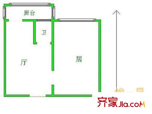 曉園新平方米戶型圖戶型圖 1室1廳1衛(wèi)1廚