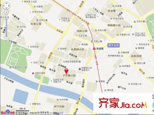 子牙里交通圖
