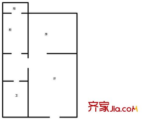 寧城樓戶型圖戶型圖 1室1廳1衛(wèi)1廚
