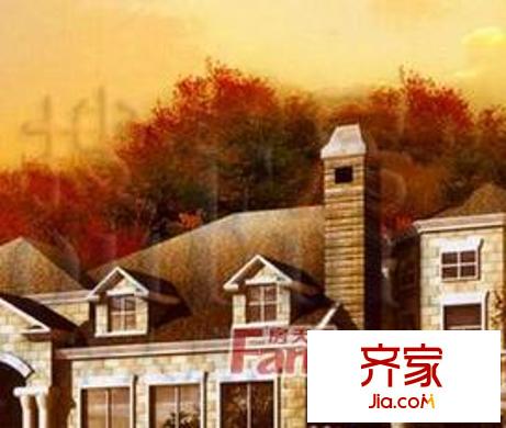 圓峰名居外景圖 