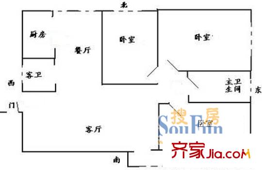 上海 東安大樓 戶型圖