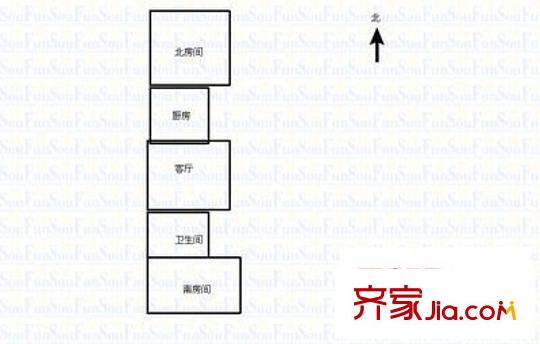 宁和小区 2室 户型图