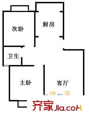 上海 乾溪新村 户型图