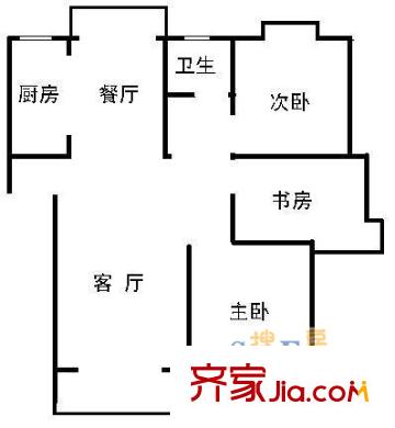 上海 乾溪新村 户型图