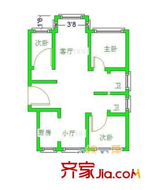 上海 申云小區(qū) 戶型圖