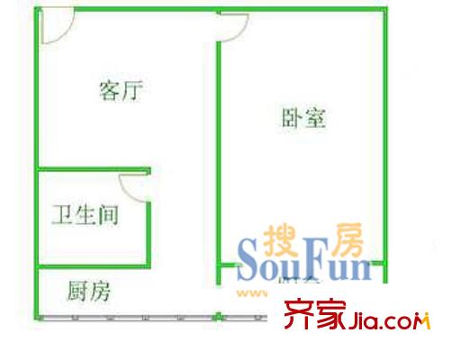 灵石路896弄小区户型图上海 灵石路896弄 户型图 1室1厅1卫1厨