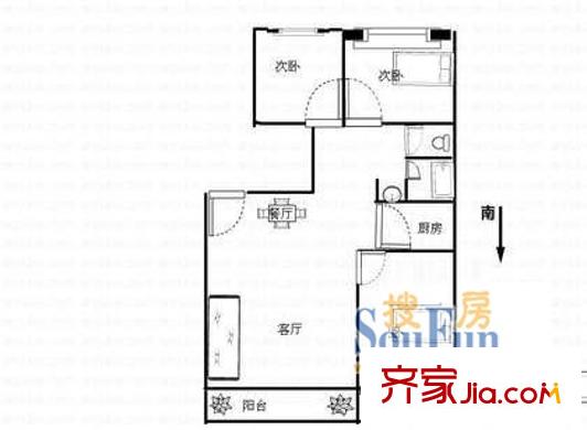 上海 萬科金色城品 戶型圖