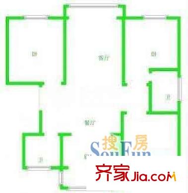 上海 金博尚品苑 戶(hù)型圖