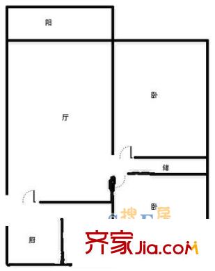 芳華路411弄小區(qū)戶型圖上海 芳華路411弄 戶型圖 2室1廳1衛(wèi)1廚