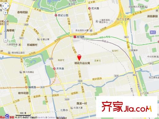 芳華路411弄小區(qū)交通圖