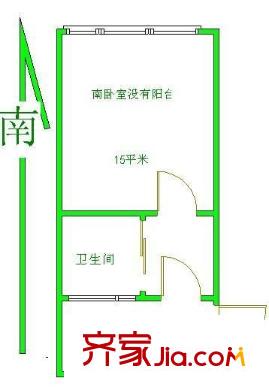 昌五小區(qū)戶型圖戶型圖 1室1廳1衛(wèi)1廚