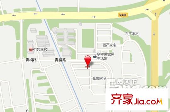 中芯花園三期交通圖