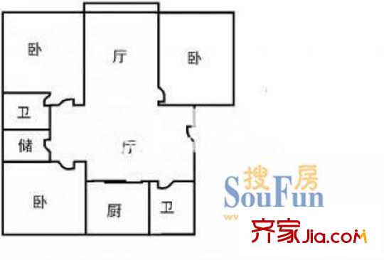 上海 中芯花園三期 戶型圖