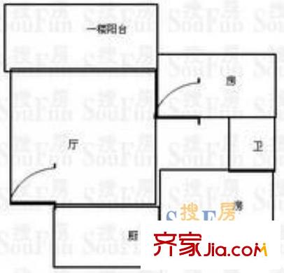 上海 民康苑 戶(hù)型圖