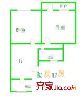 上海 海鹰小区 户型图