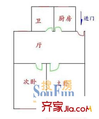 上海 海鹰小区 户型图