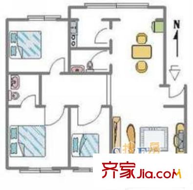 上海 万航小区 户型图