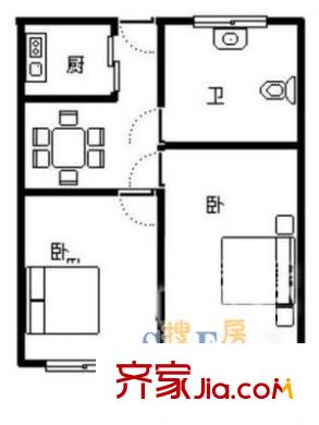 上海 万航小区 户型图