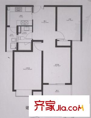 保利家园 3室 户型图