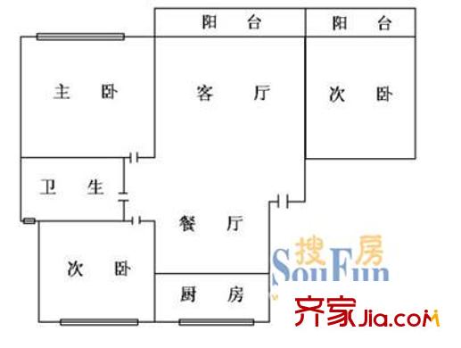 上海 锦绿新城一期 户型图