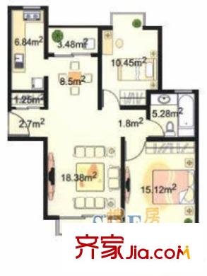 上海 安居瑶成湾花园 户型图