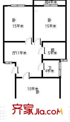 金龍東苑戶(hù)型圖戶(hù)型圖 3室2廳2衛(wèi)1廚