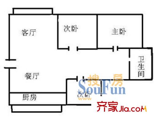 東南三村 戶型圖