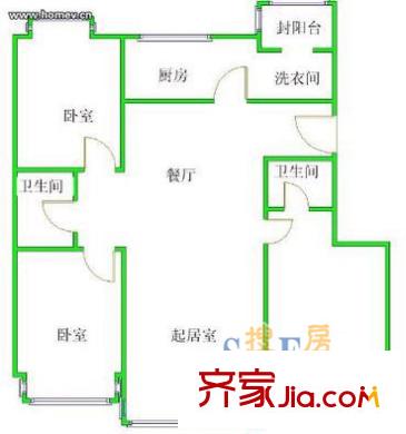 東南三村 戶型圖