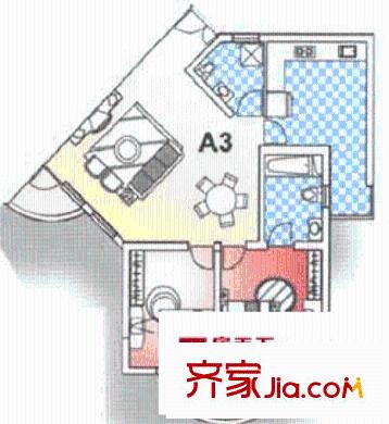 上海 華佳花園 戶型圖