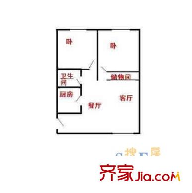 上海 日月星城 戶型圖