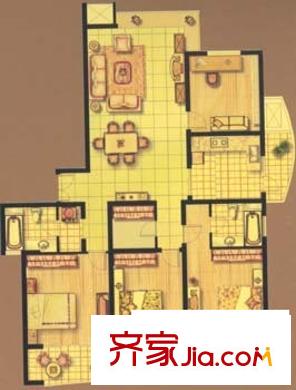 上海 名門濱江苑 戶型圖