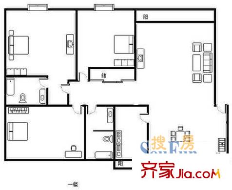 上海 清溪苑 戶型圖