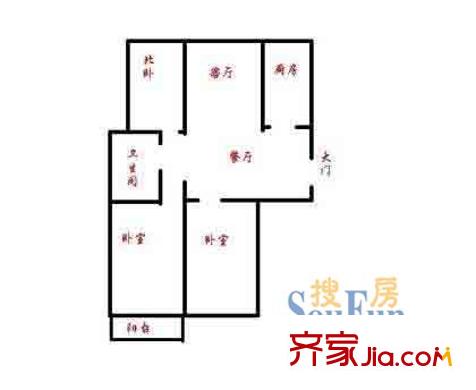 上海 日月星城 戶型圖